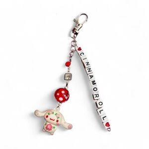 Handmade Cinnamoroll Sanrio Keychain/bag charm